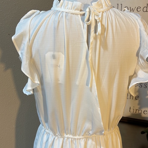 Ruffle High Neck Dress - Picture 3 of 7